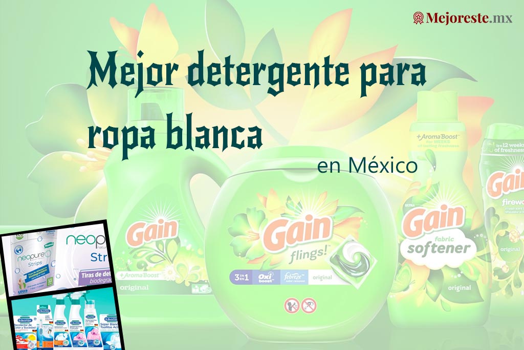 8 Mejor detergente para ropa blanca en México 2024